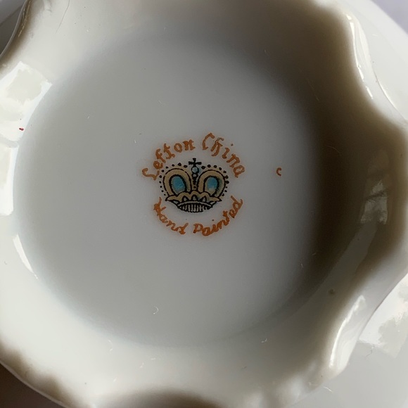 Vintage Lefton China Hand-painted Rose Tea Cup - Picture 7 of 8